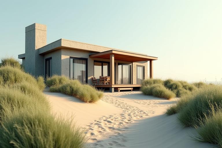 Hyggeligt sommerhus i klitlandskab